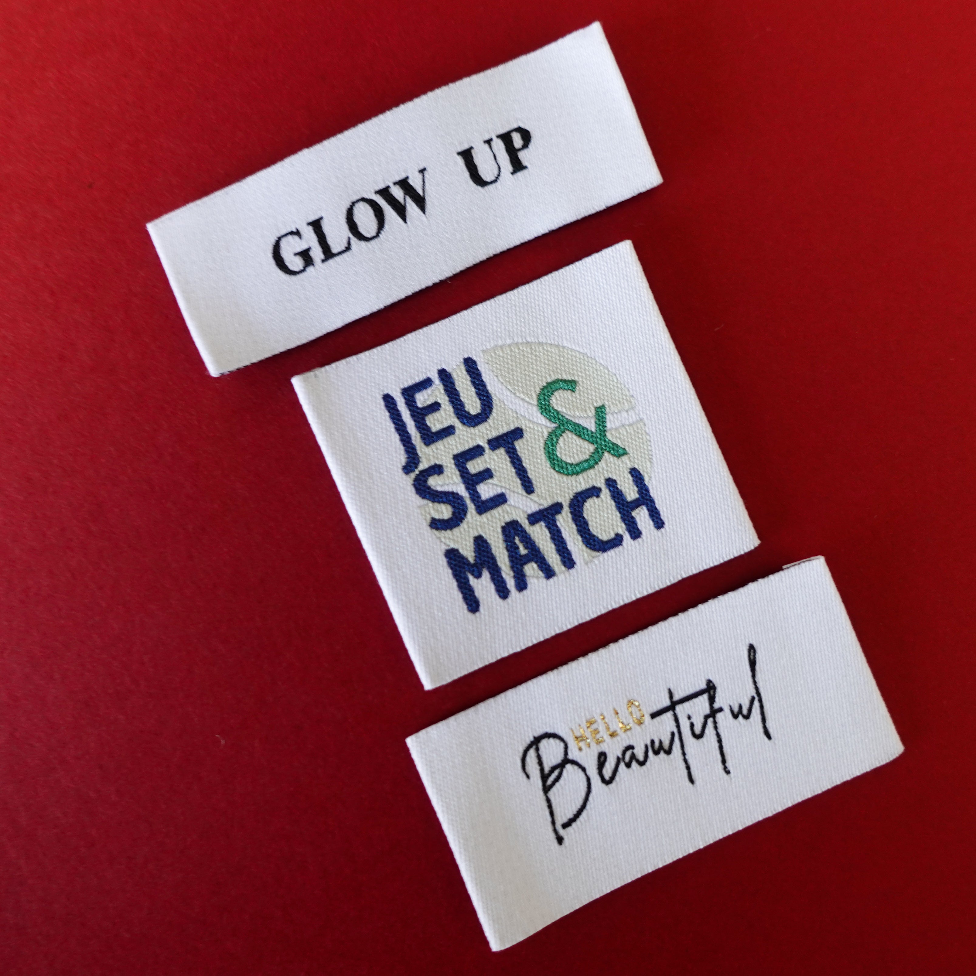 Etiquettes tissées  - Pack découverte (3 étiquettes)