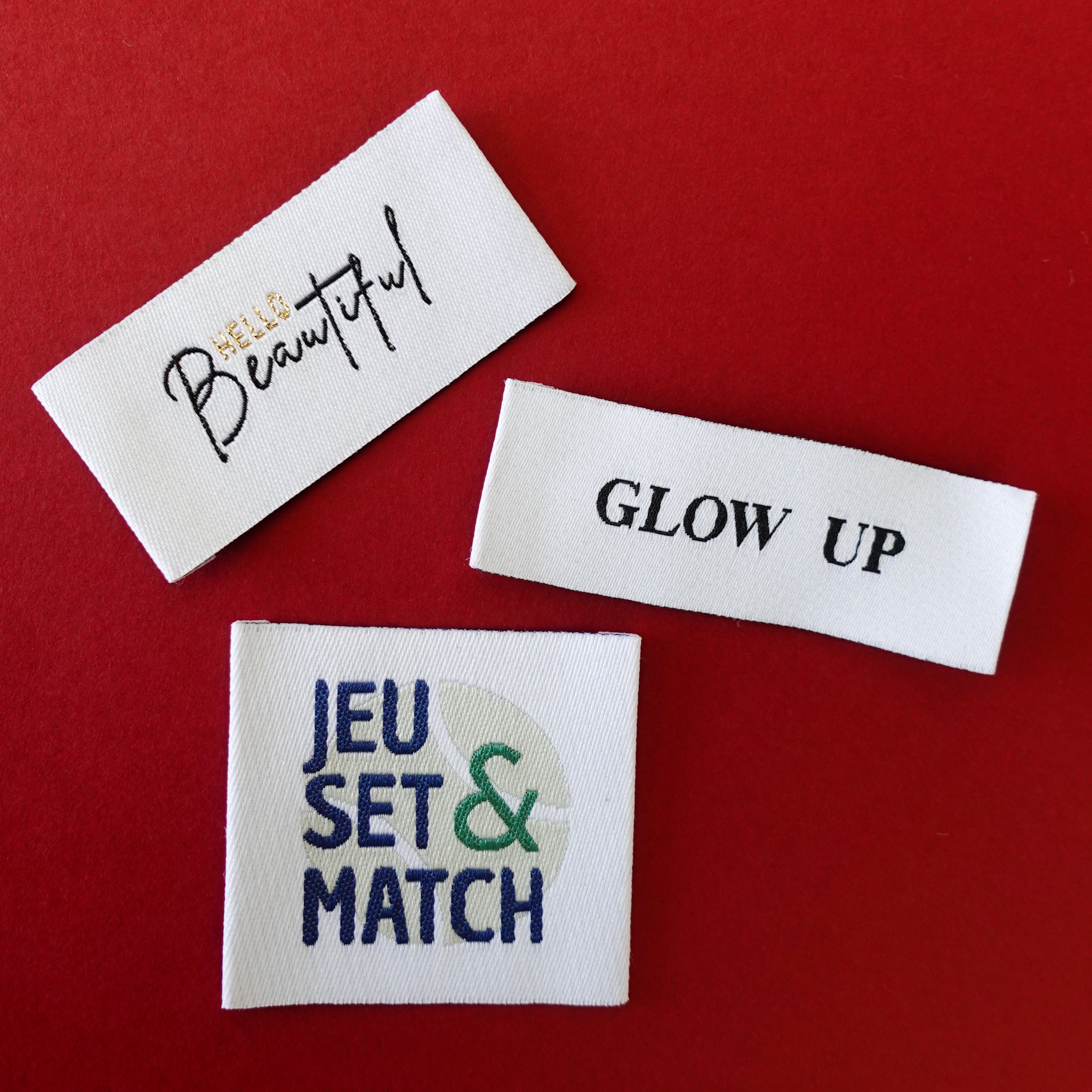 Etiquettes tissées  - Pack découverte (3 étiquettes)