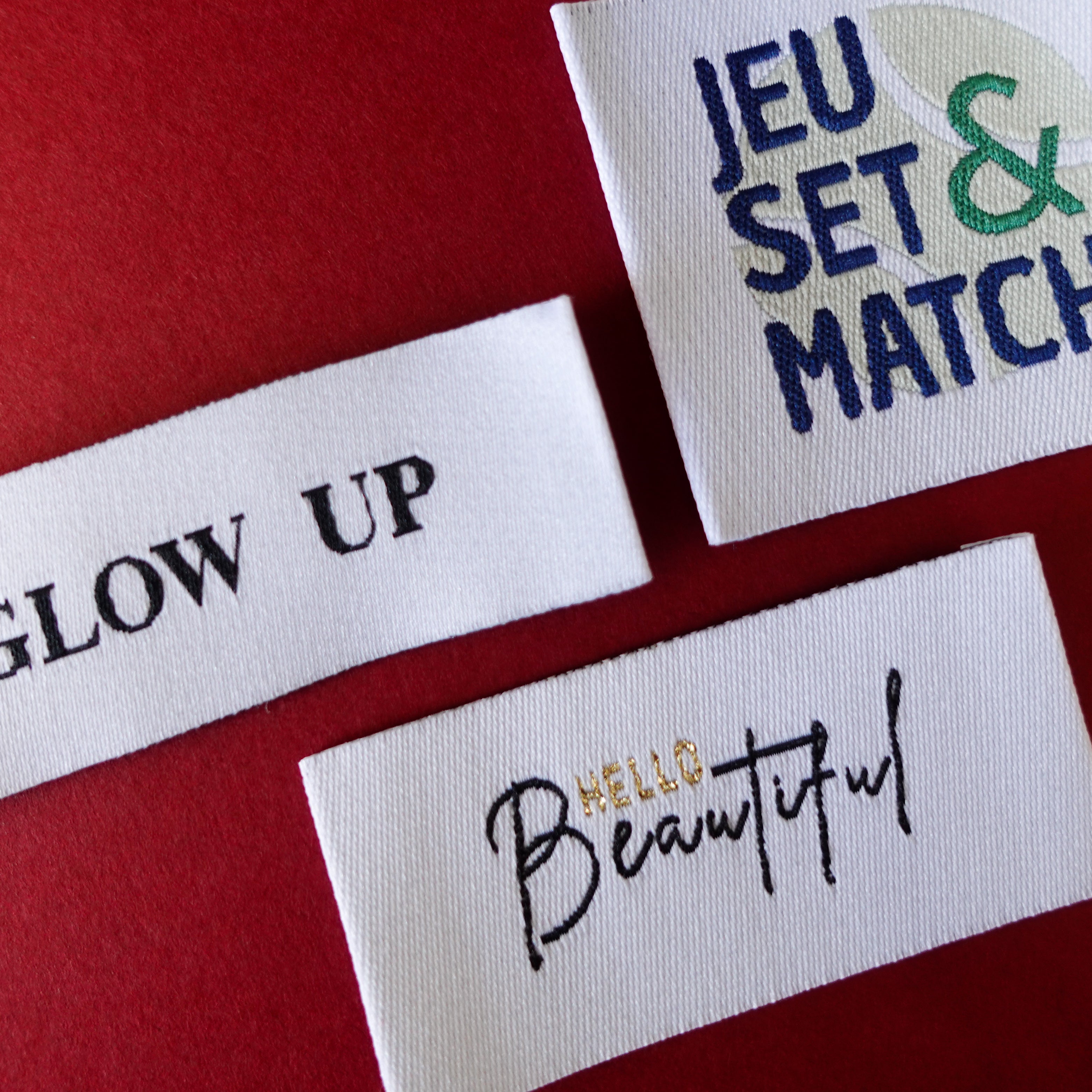 Etiquettes tissées  - Pack découverte (3 étiquettes)